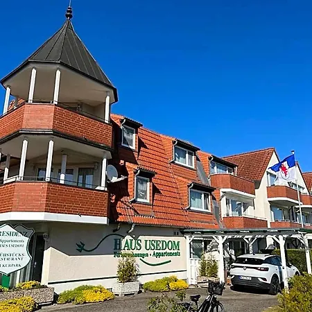 Haus Usedom Ferienwohnanlage Mit Fruehstuecks-restaurant Gegenueber Im Seeschloesschen 4* Kolpinsee